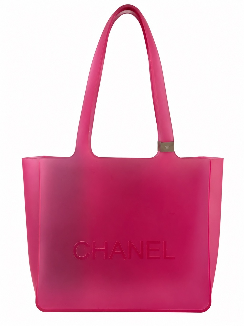 CHANEL Hot Pink Jelly Tote